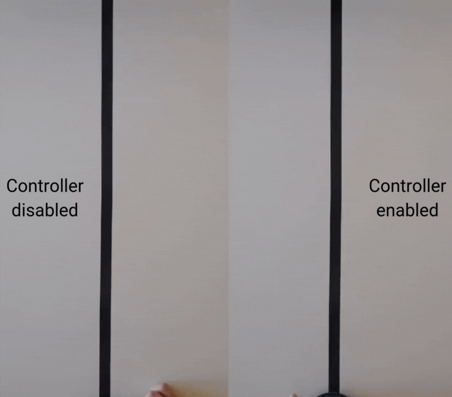Robot performaces, with and without inner control loops