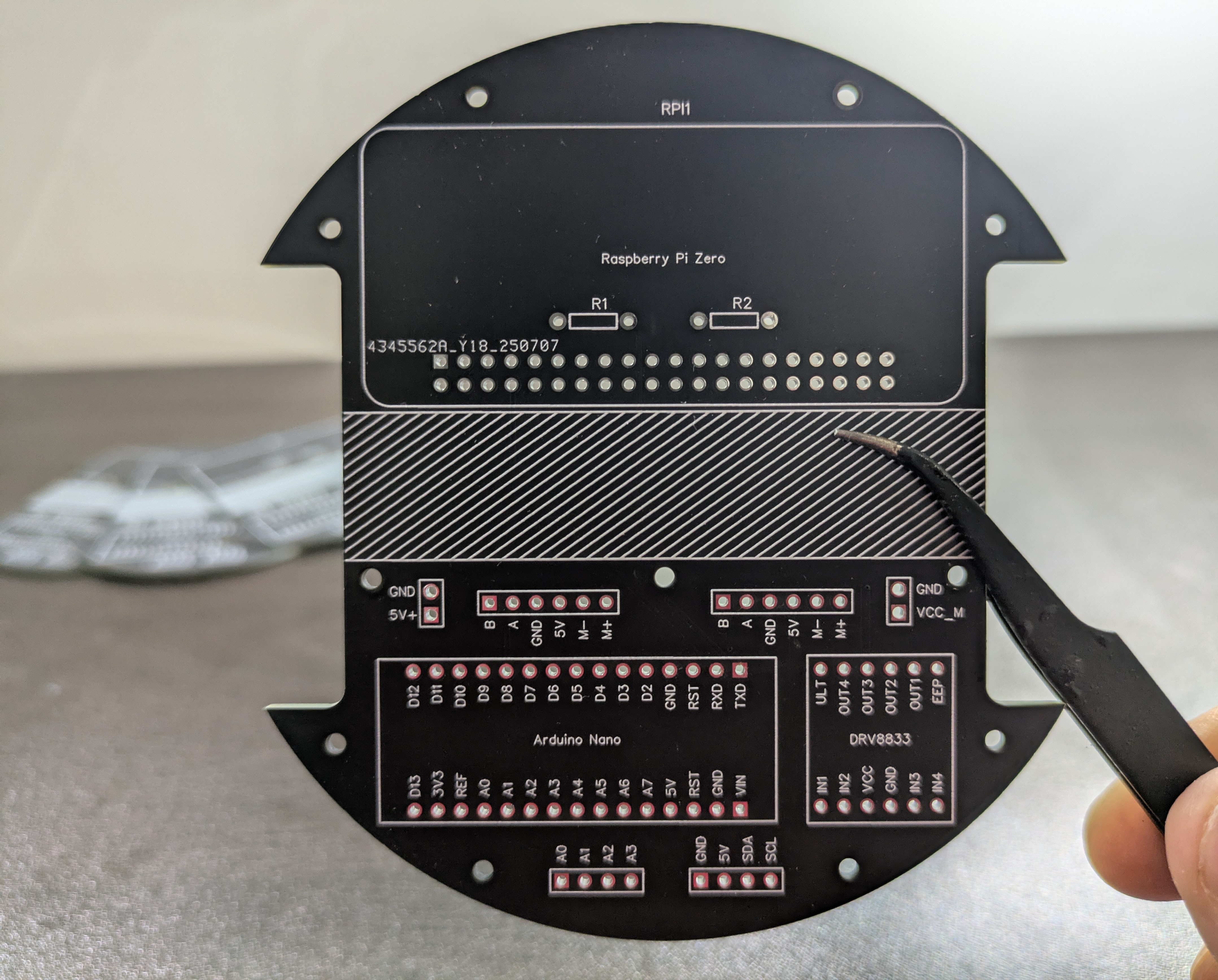 Manufactured PCB